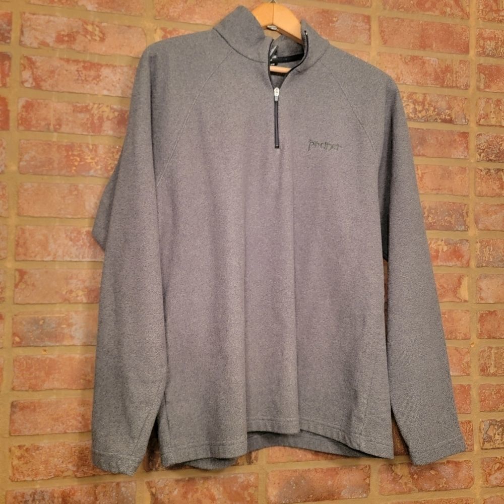 Prana Fleece Pullover Sweater 1/4 Zip Large